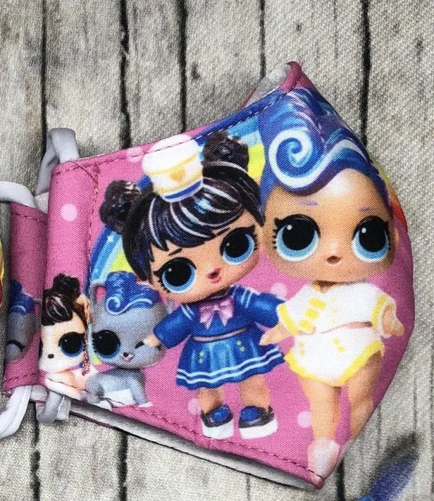 LOL dolls masks for 2-4 years old