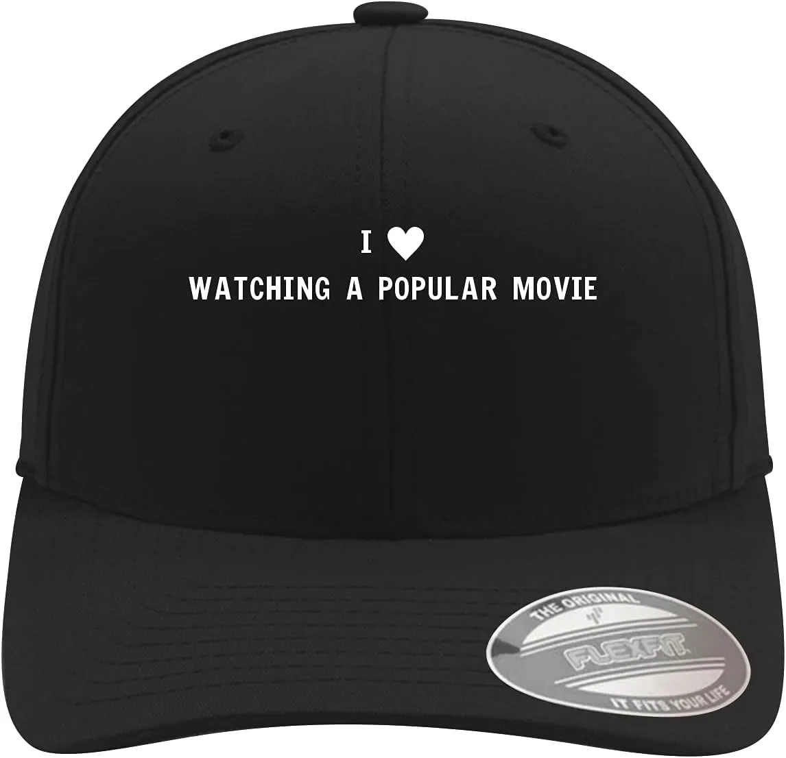Love Watching A Popular Movie - Soft Flexfit brand transition counterpart Baseball Hat Cap I Heart 