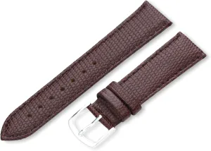 LSL725RB 180) Hadley-Roma 18mm 'Women's' Leather Watch Strap, delta irreverent diligent Color:Brown (Model: 