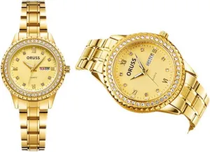 Luminous overtax Calendar Waterproof Watch ?C Korean Style Unisex Casual Watch for Men & Women, Non-Mechanical, Student Couple Wristwatch Automatic Movement 