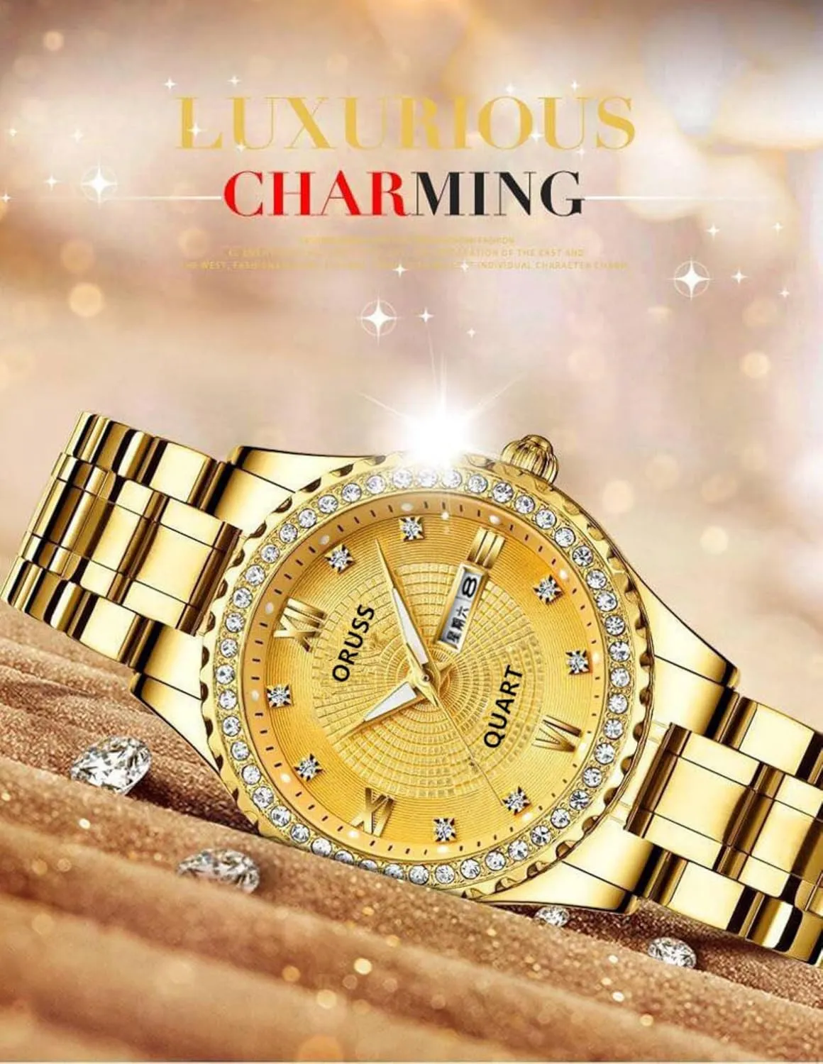 Luminous overtax Calendar Waterproof Watch ?C Korean Style Unisex Casual Watch for Men & Women, Non-Mechanical, Student Couple Wristwatch Automatic Movement 