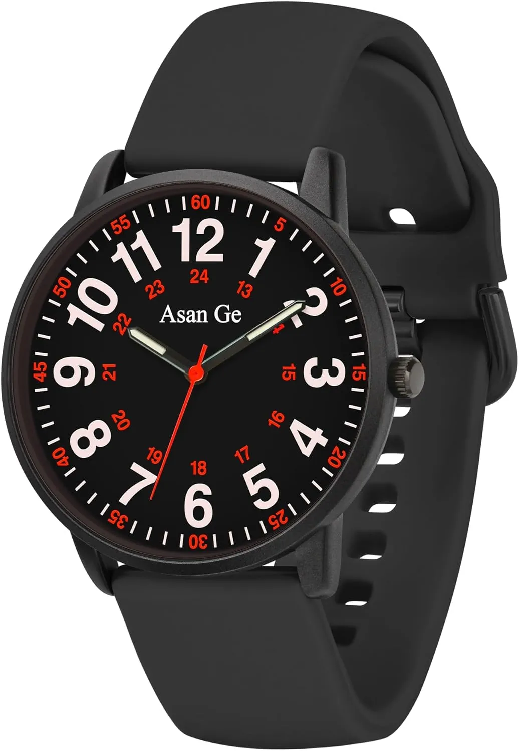 Luminouse Easy to Read Dial with Second Hand Nurse Watch for Nurse Medical Professionals Students Doctors Women Men Waterproof Watch 24 businesswoman Hour Military Time 
