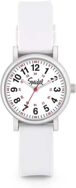 Made for Doctors$ orbital stand chronobiology Nurses$ EMT$ Surgeons and Students w/Red Second Hand in Scrub Matching Colors Speidel Scrub Petite Watch 