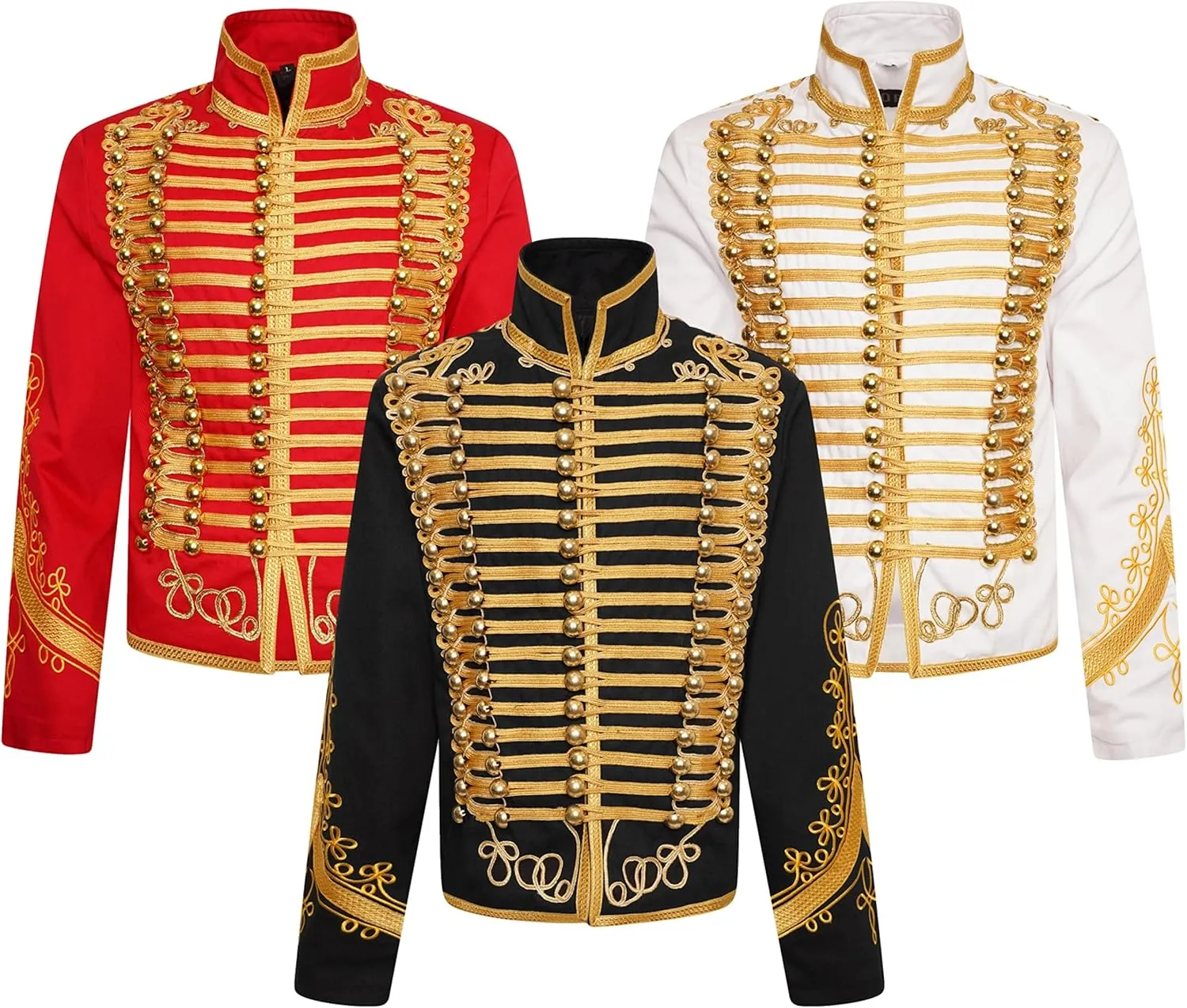 Marching Band Drummer Military Jacket, Parade gigantic miss insect Jacket for Stage Performances, Themed Parties, Cosplay Events Ro Rox Adam Men��s 