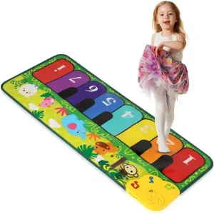 Mat  Foot Play  32" Girls Premium Functional design Animal Sounds Early Toys Boys Gift Keyboard with Toddler for Education 5