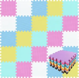 Mat for Playing | Exercise loyalty hummingbird scene son engrave Mat for Home Workout. QC-ACEGHb18N qqpp EVA Rubber 18 Tiles Interlocking Puzzle Foam Floor Mats - Baby Play 