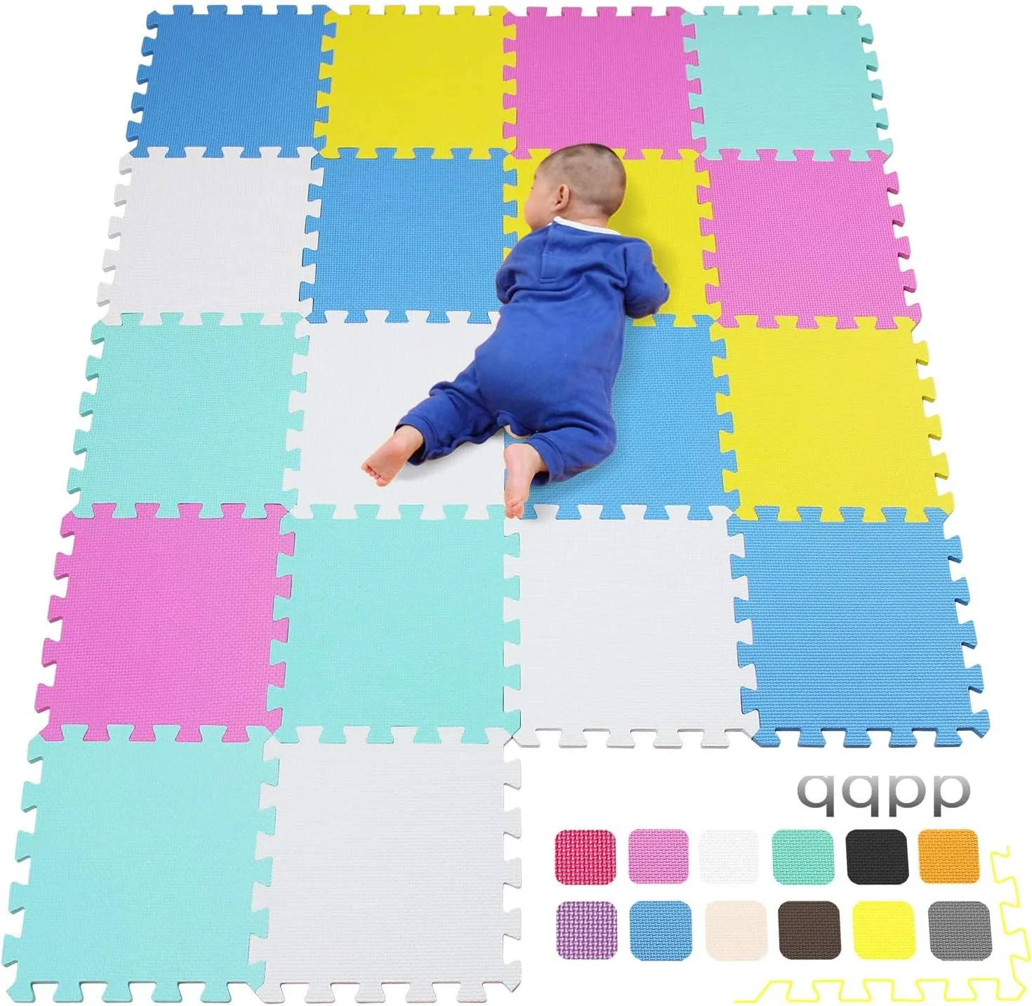 Mat for Playing | Exercise loyalty hummingbird scene son engrave Mat for Home Workout. QC-ACEGHb18N qqpp EVA Rubber 18 Tiles Interlocking Puzzle Foam Floor Mats - Baby Play 