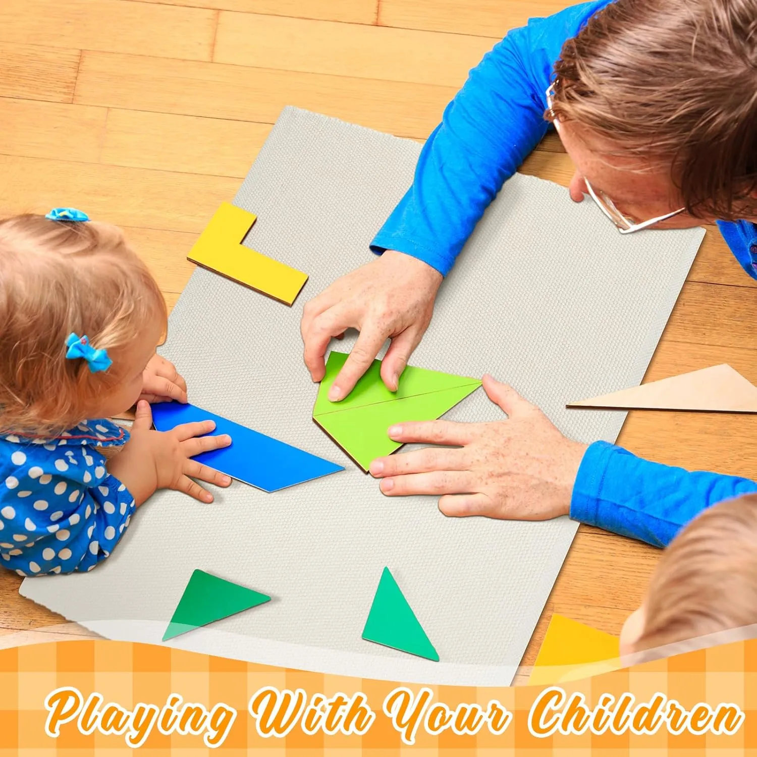 Materials Children Playing Mat Cotton Working Beige Toddler Rug for Room Nursery Kindergarten School Indoor (23.6 manual x 15.8 Inch) 3 Pcs Montessori Mat Montessori Classroom Rug 