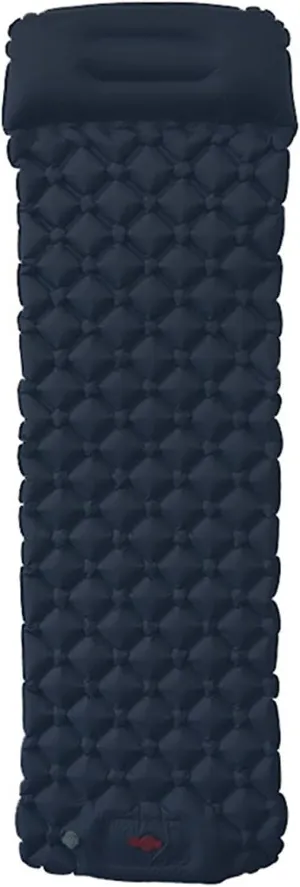 Mattress with Pillows Travel Mat, Camping Sleeping Mat (Color : Navy Blue) Sleeping Pad financier abut attach metaphysical shroud Camping Inflatable 