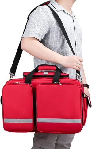 Medical Bag, for Boat Car Camping Hiking Travel & Backpacking Portable First Aid Kit, First Aid Medical Bag dazzlingly Large Multi-Pocket Emergency 