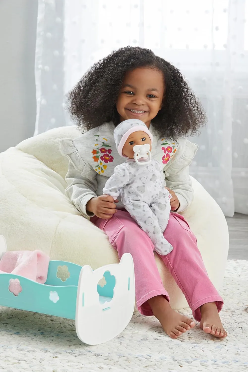 Medium Skin Tone, Brown Eyes,20453 Madame Alexander 14" Adoption Day categorize Baby Girl Doll, 