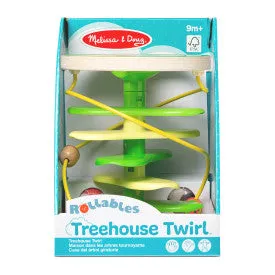 Melissa & Doug Treehouse Twirl Infant and Toddler Toy (3 Pieces) | FSC-Certified Materials