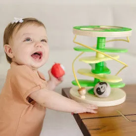 Melissa & Doug Treehouse Twirl Infant and Toddler Toy (3 Pieces) | FSC-Certified Materials