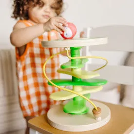 Melissa & Doug Treehouse Twirl Infant and Toddler Toy (3 Pieces) | FSC-Certified Materials