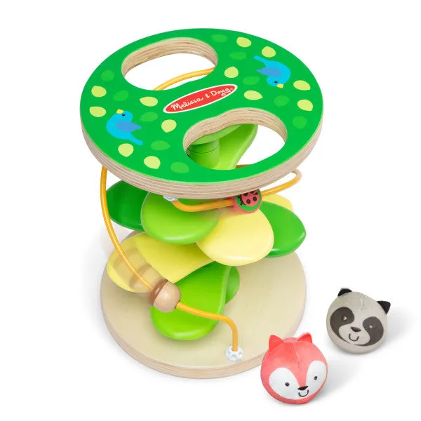 Melissa & Doug Treehouse Twirl Infant and Toddler Toy (3 Pieces) | FSC-Certified Materials