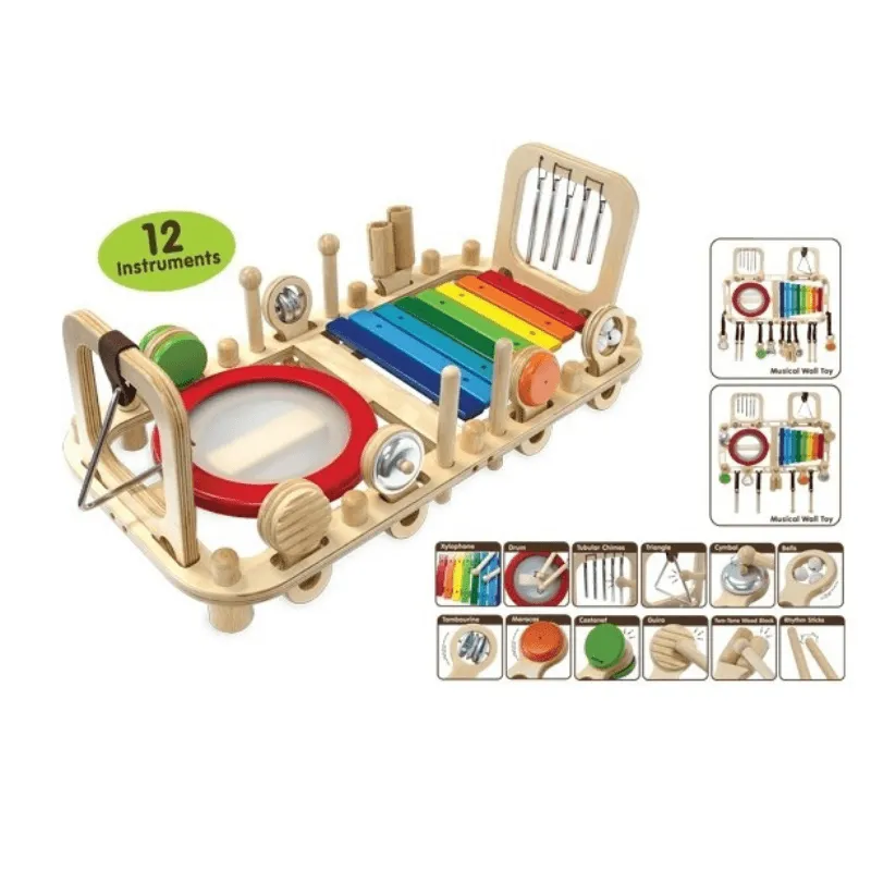 Melody Mix Bench - Wall Activity Centre