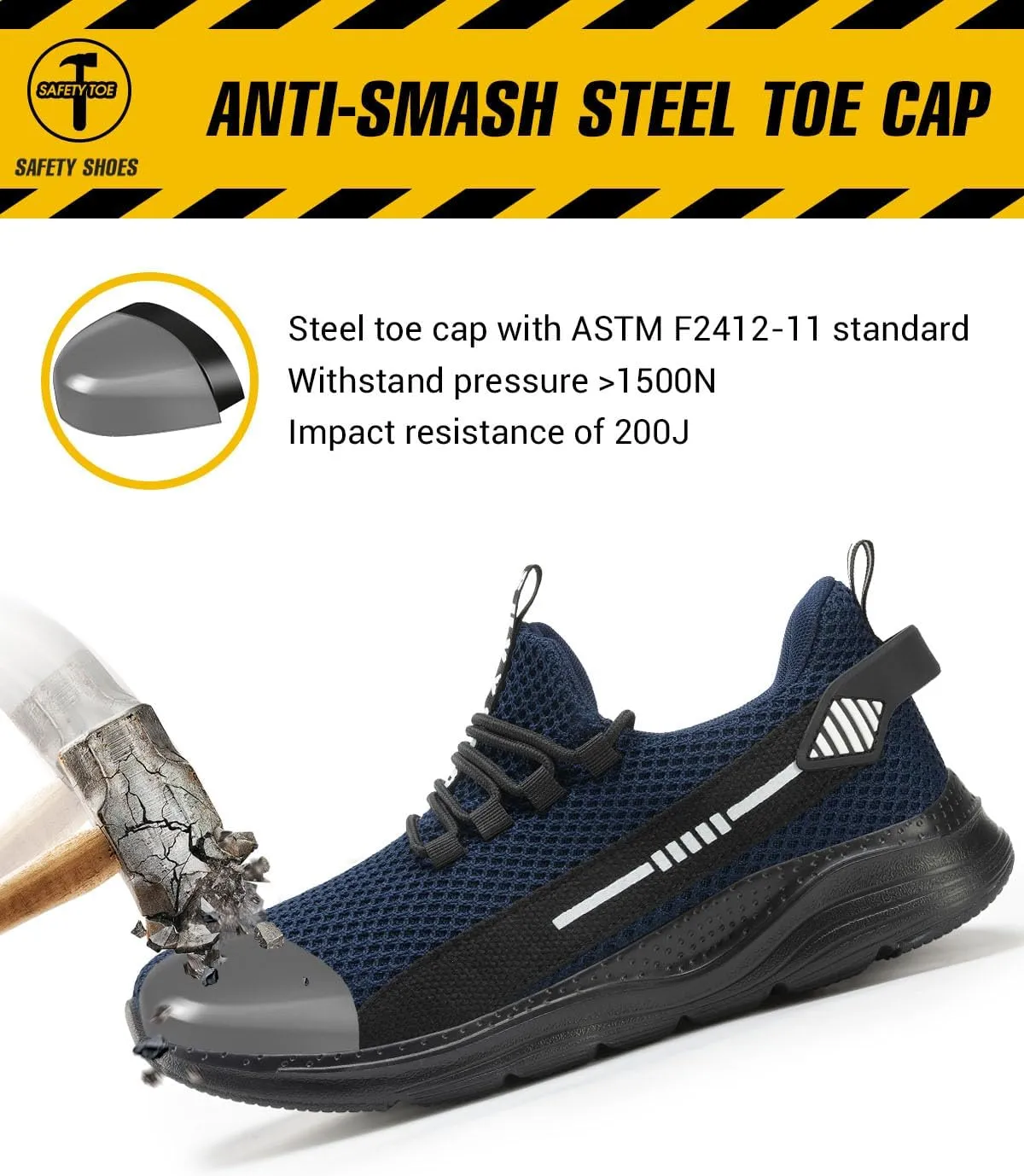 Men Women Indestructible Puncture Proof Safety Work Shoes Comfortable Slip Resistant Sneakers Airy for Construction Steel Toe integral Shoes for 