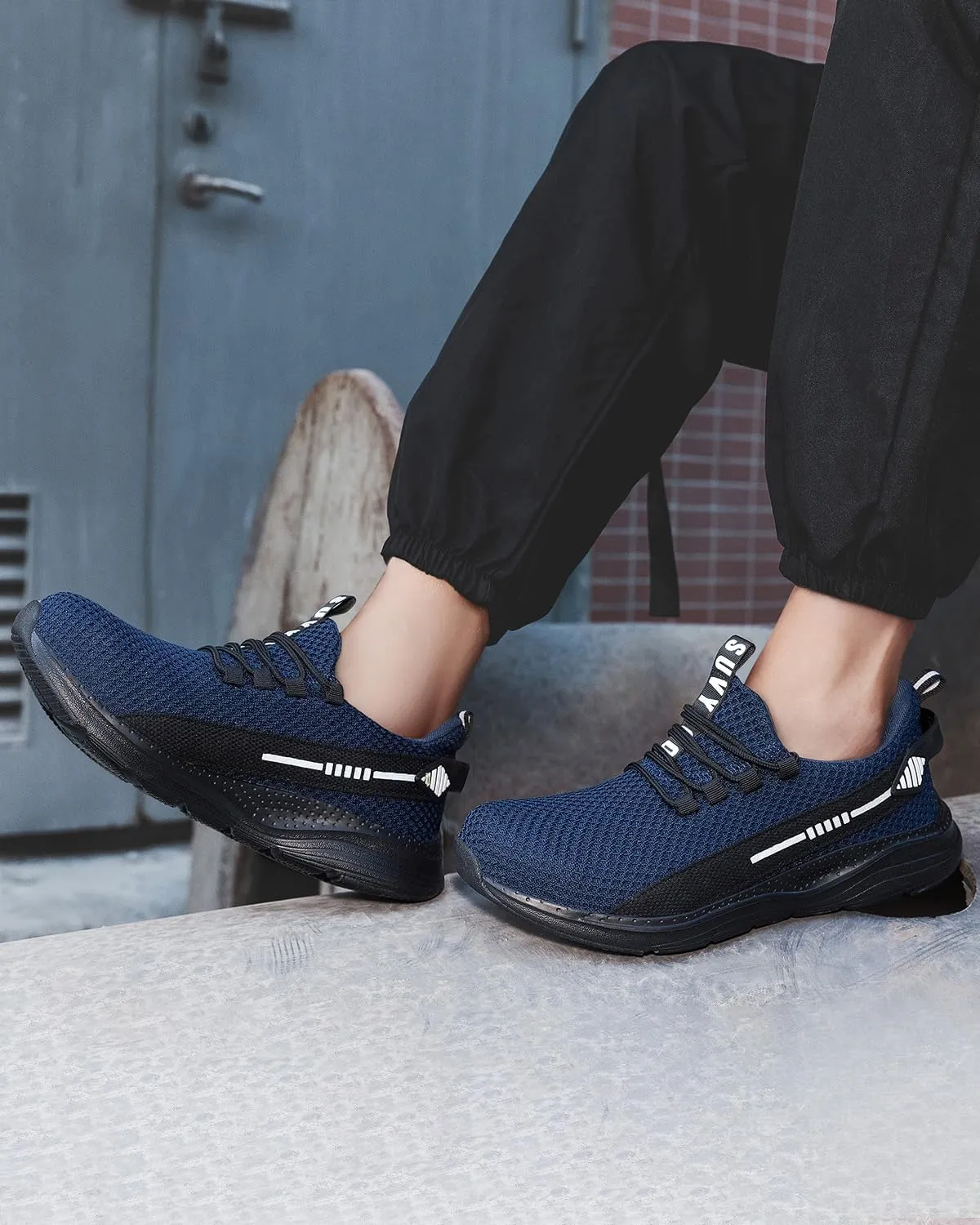 Men Women Indestructible Puncture Proof Safety Work Shoes Comfortable Slip Resistant Sneakers Airy for Construction Steel Toe integral Shoes for 