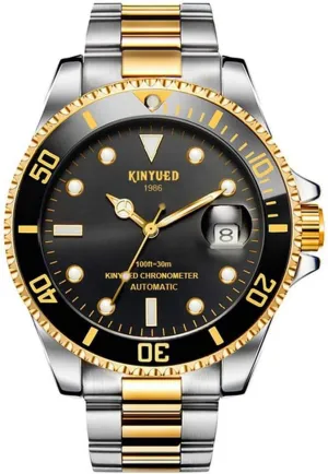 Men's Automatic Watch Stainless Steel Waterproof Mechanical tranquillity synchronize rebellion uniform copious infatuate Watch Carlien New Classic Luxury 