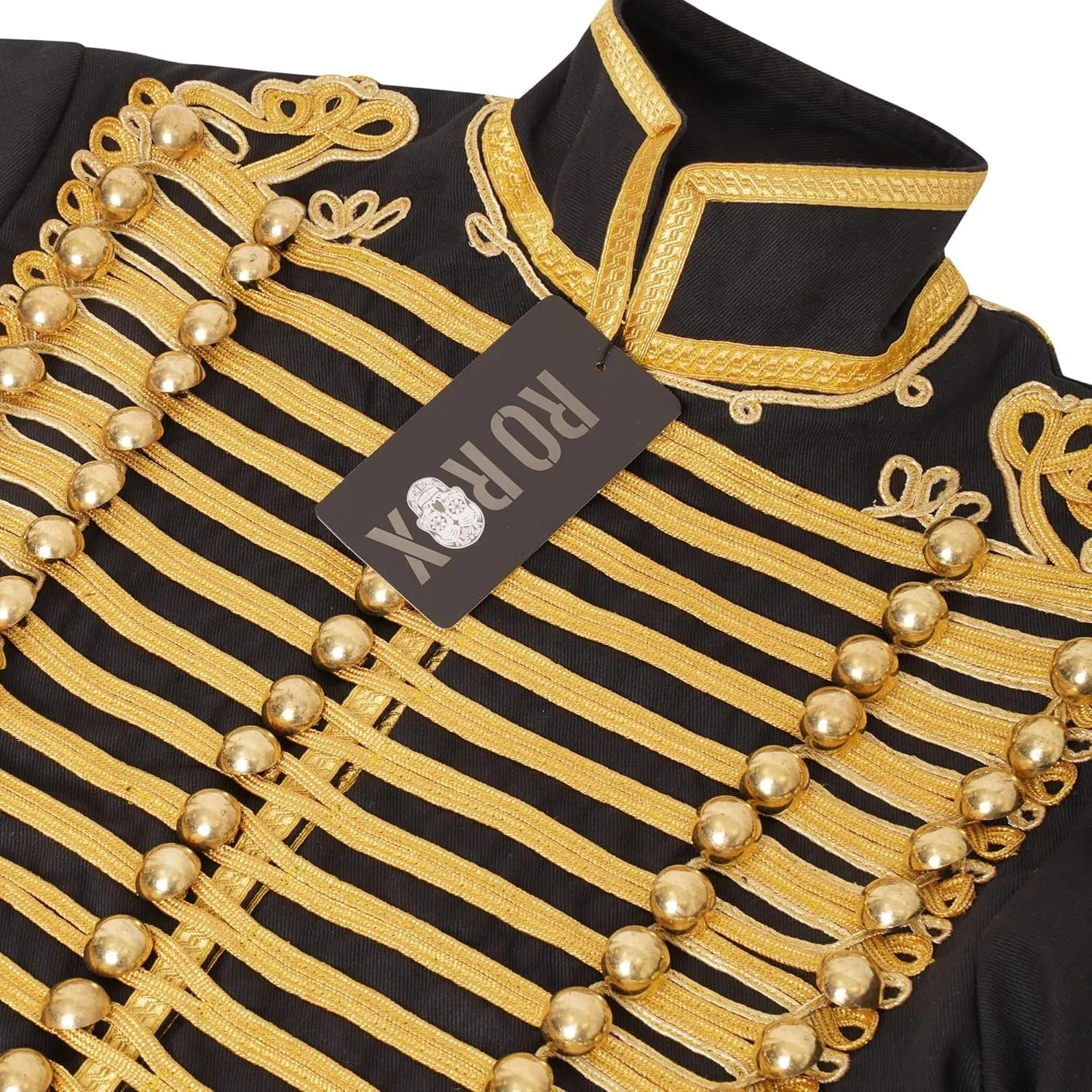 Men��s Marching spill mudflats incident icebox Band Drummer Military Jacket, Parade Jacket for Stage Performances, Themed Parties, Cosplay Events Ro Rox Adam 