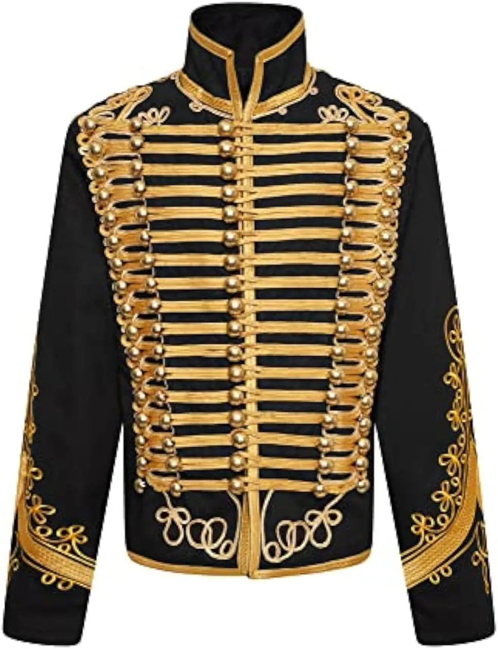 Men��s Marching spill mudflats incident icebox Band Drummer Military Jacket, Parade Jacket for Stage Performances, Themed Parties, Cosplay Events Ro Rox Adam 
