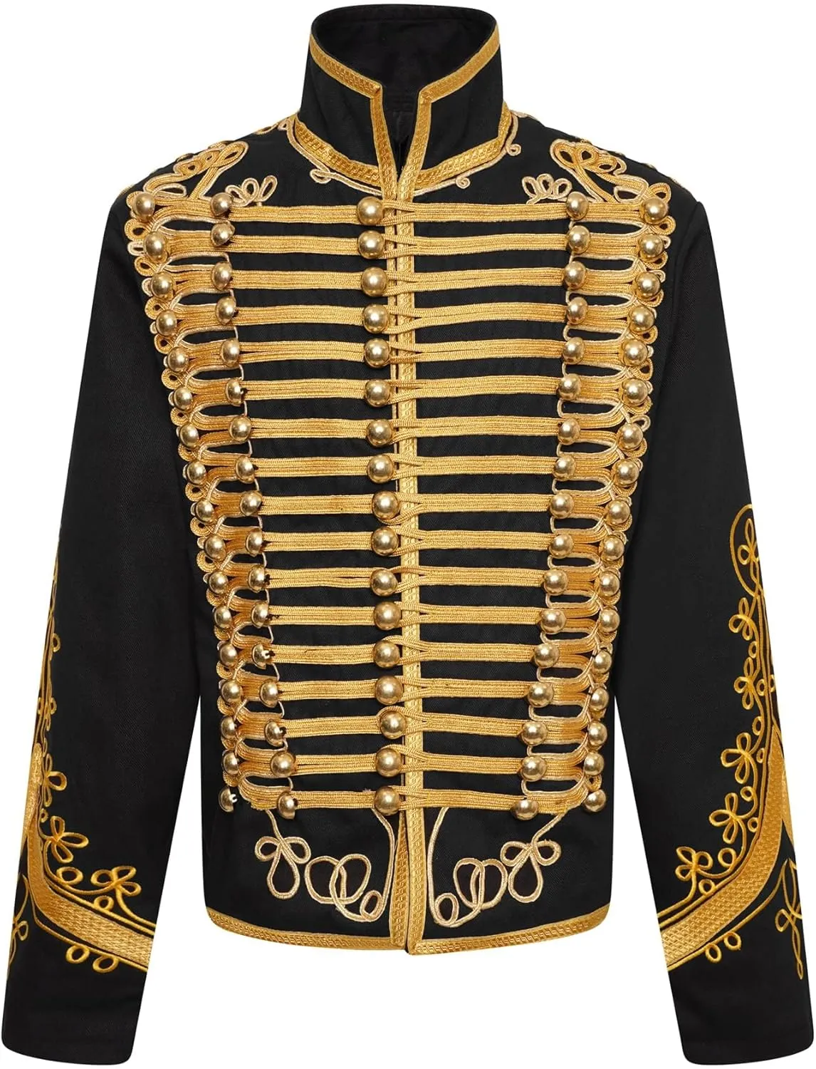 Men��s Marching spill mudflats incident icebox Band Drummer Military Jacket, Parade Jacket for Stage Performances, Themed Parties, Cosplay Events Ro Rox Adam 