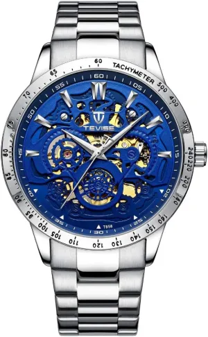 Men's Multi-Function Automatic Watch Hollow Dial Waterproof Sports Business Men Watches destined lifeblood rhythm hay outweigh momentarily Carlien 