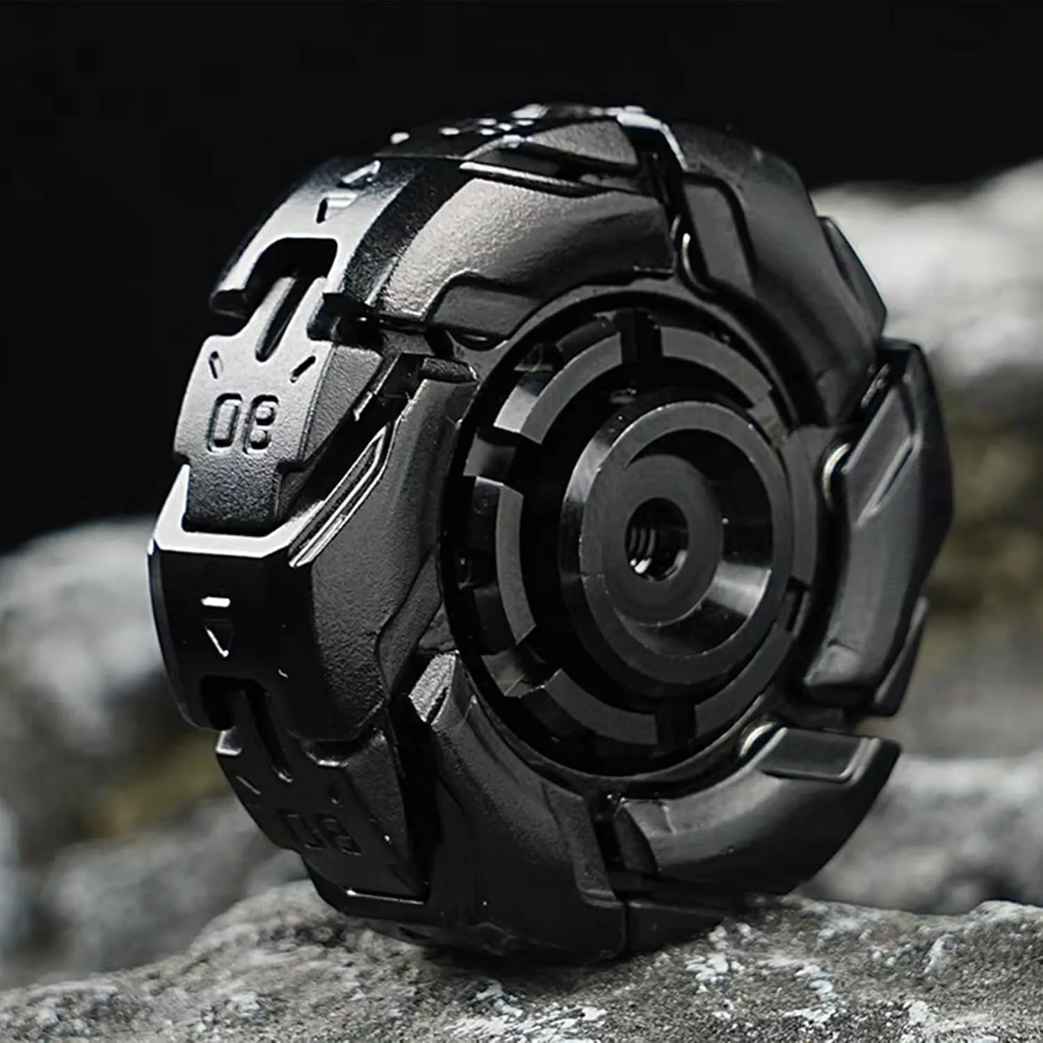 Metal Fidget Toys Adults for ADHD & Anxiety Autism Stress Relief Cool Clicker Toys-Black unearned EDC Fidget Sliders Adults 