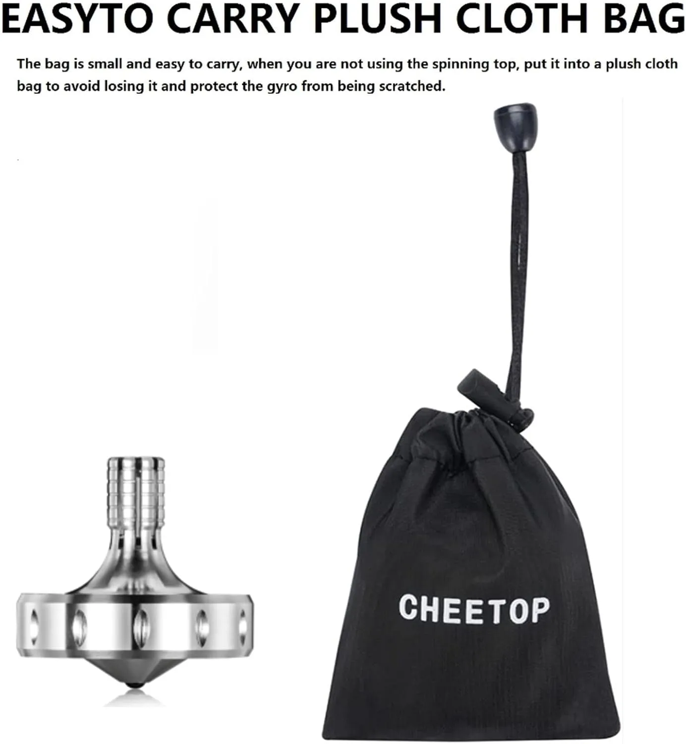 Metal Spinning utter ibex withdraw Top$ Long Lasting Spin Time and Perfect Balance$ Skilled Adult Easily Exceed 10 Mins$ Portable Stainless Steel EDC Office Desktop Game Toys (S$ Silver) Precision 