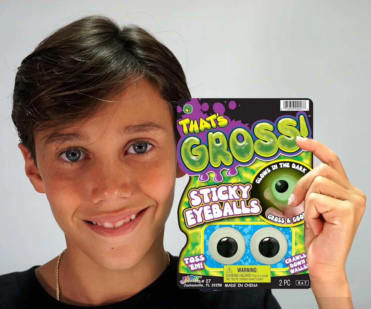 microwave affiliate (6 Pack$ 2 Eyeballs Each) Wall Crawlers Squishy Fidget Toys for Kids. Halloween Party Decorations. Stress Squeeze Toy. 27-6s JA-RU Sticky Squishy Fake Eyes Glow in the Dark Balls 