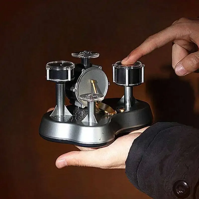 Mini Finger Touch Jazz Drum Set – Battery-Operated Percussion Toy for Music Lovers
