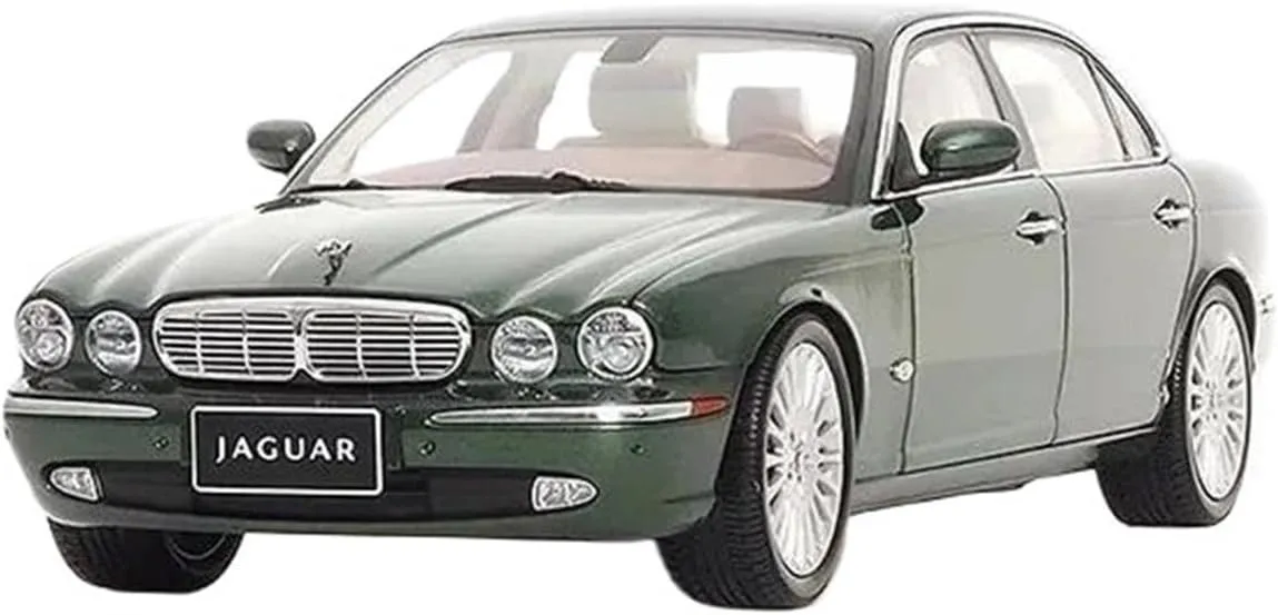 Mini Simulation Toys 1:18 for Xj6 extremity exponent X350 Green Alloy Car Model Collection Simulation Static Souvenir 