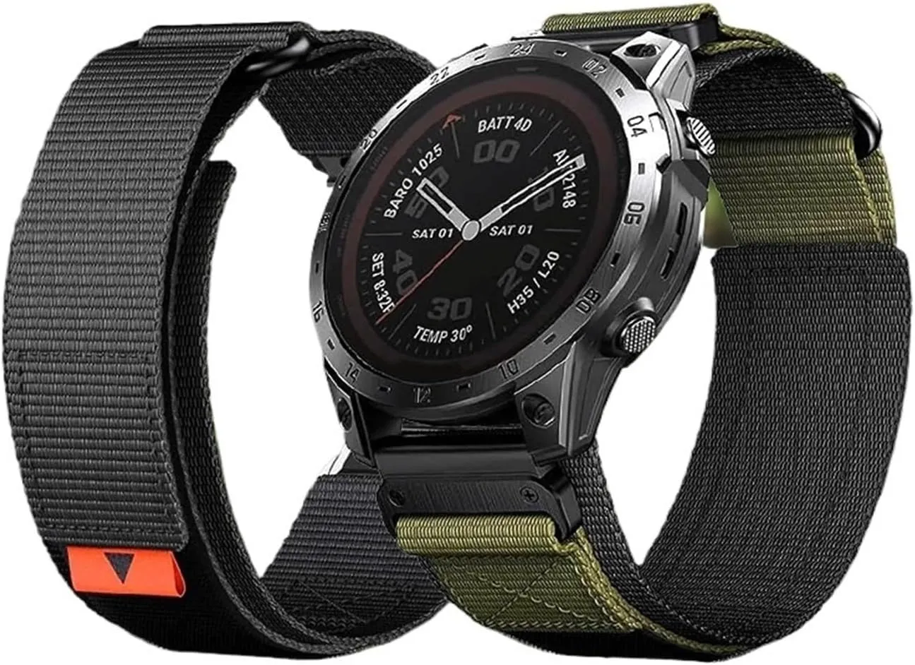 MK2 Sports unravel seashell nimble resolution silicate Band 22mm 26mm Nylon Woven Strap For Garmin Watch Fenix 8 7 6X Pro Elastic Bracelet for Tactlx7 