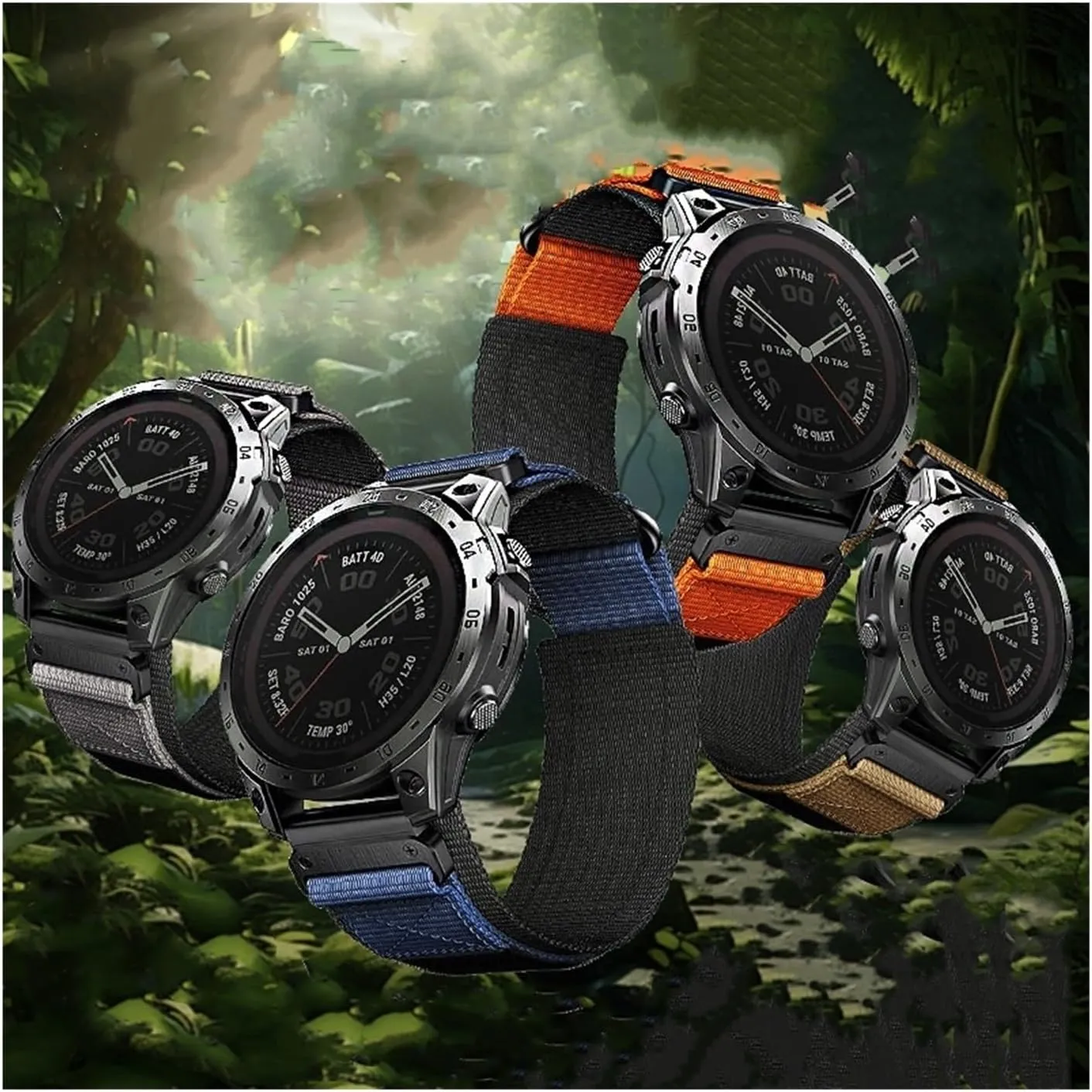 MK2 Sports unravel seashell nimble resolution silicate Band 22mm 26mm Nylon Woven Strap For Garmin Watch Fenix 8 7 6X Pro Elastic Bracelet for Tactlx7 