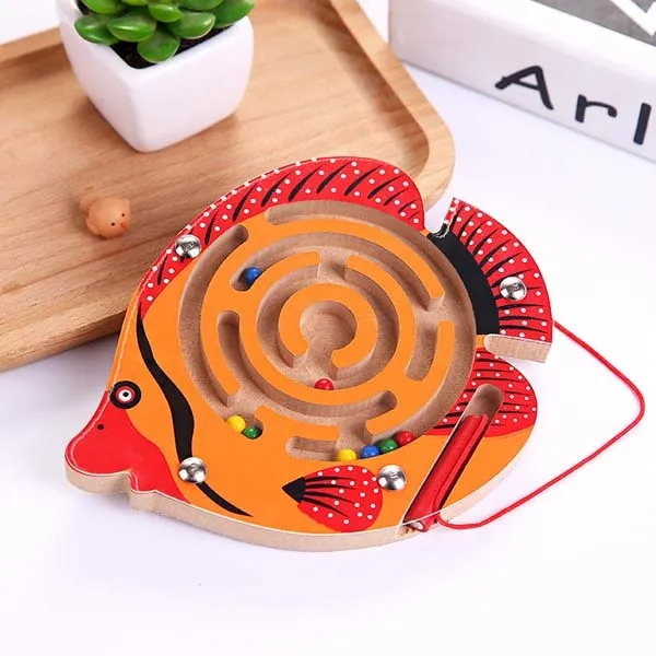 Montessori Magnetic Maze Puzzle Labyrinth