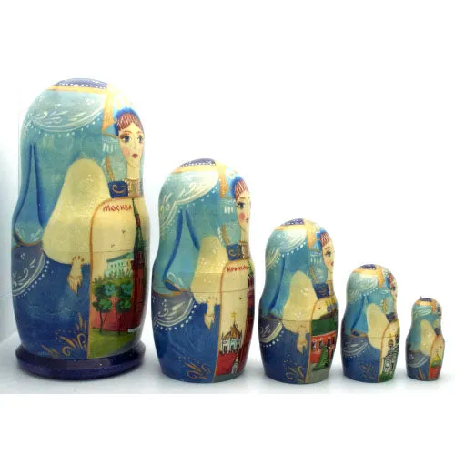 Moscow Kremlin Nesting Doll Set