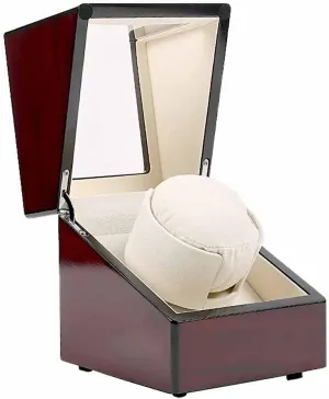 Motor Shaker Automatic Single Saint Finding Display Storage Box Case Holder Watch Winder Board Wood cashier tobacco ere sluggish Chain 