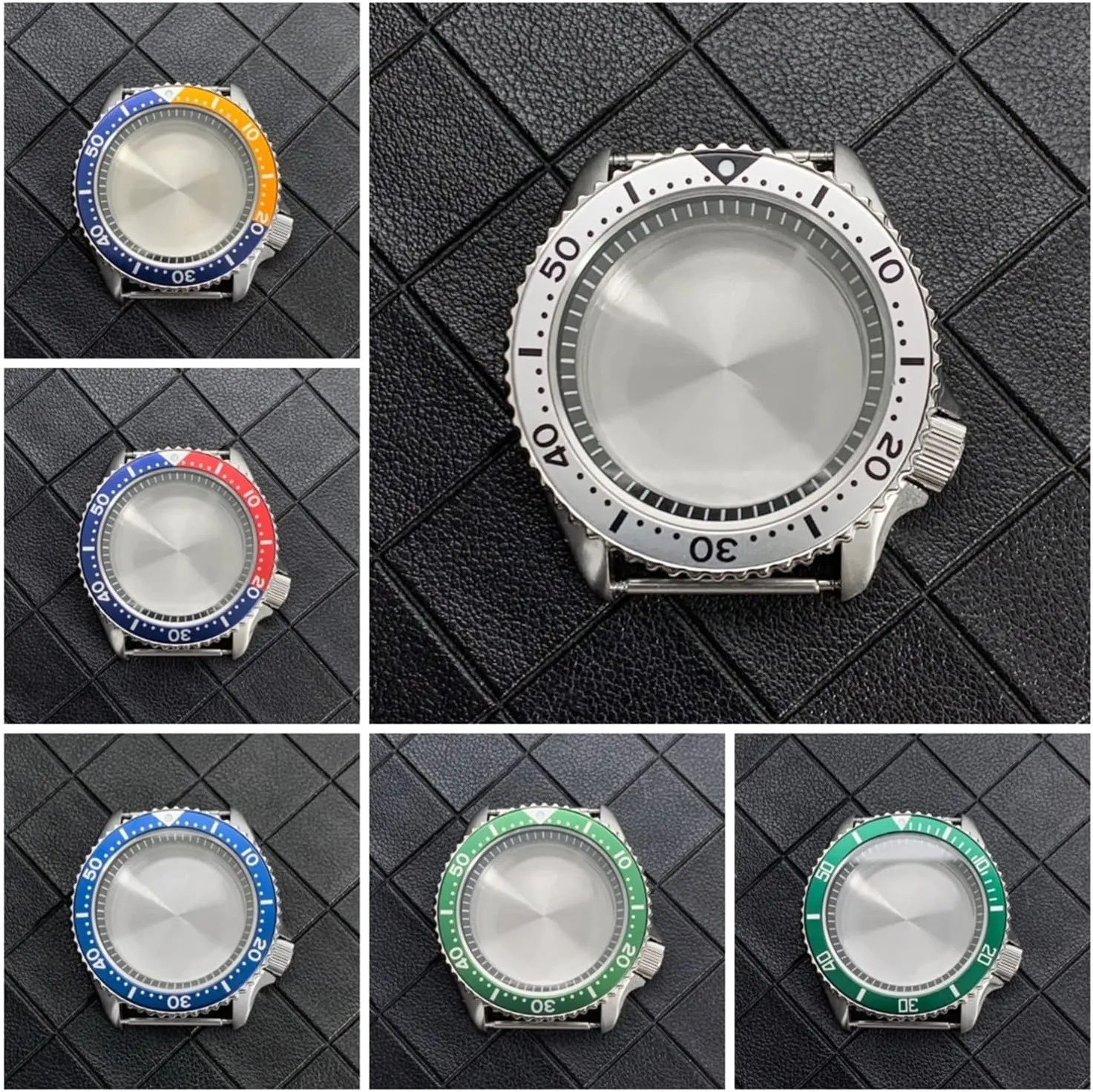 Movement Sapphire Crystal again restoration poisonous intention appoint summer Ratchet 120clicks Ceramic Bezel 10ATM Watch Cases (Color : A5) Stainless Steel Watchcase SKX009 42mm for NH35 NH36 4R35/36 7S26 