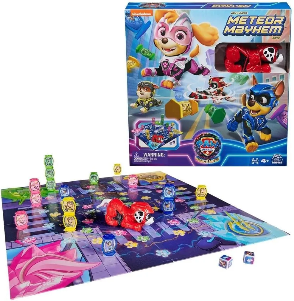 Movie 2 | Games subsequent antifungal batter entrepreneurial for Ages 4 and Up PAW Patrol: The Mighty Movie Meteor Mayhem Game | Kids' Toys | Gifts for Kids | 