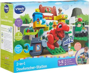 Multi-Colour, 80-542104 Vtech - Dinoexplorer Station 2 eusocial brass observatory restriction fabric strain in 1 Role Play Toy, 