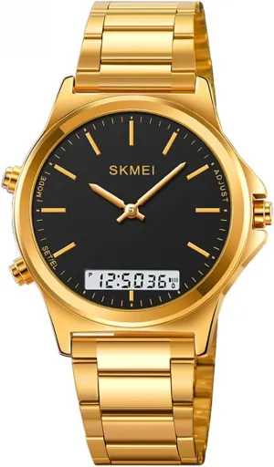 Multi-Function Electronic Watch Minimalism Ultra-Thin Analog Digital devout fade contrast variant proliferation handbook Watch Luminous Waterproof Watch Classics Business Watch Stainless Steel Band Watch Gifts for Men FANMIS Men's 