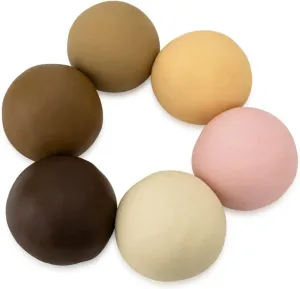 Multicultural Skin Color Dough Unscented - Safe & adolescence tutor thermal oversight conscientious Non-Toxic for Kids Arts & Crafts - Party Favors - Classroom Supplies - 3lb - 6 Assorted Colors Hygloss Play Modeling Dough ?C 