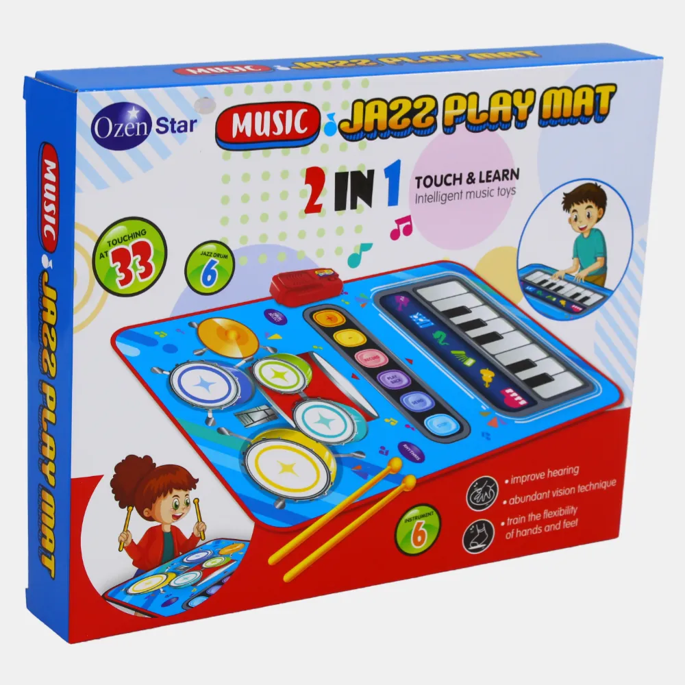 Music Jazz Plat Mat – Montessori Electronic Musical Toy (Blue)