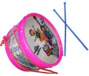 Musical Drum for Kids / Musical Dhol Toy (YELLOW)