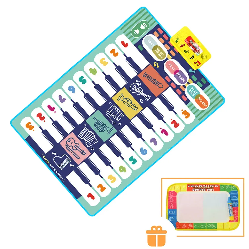 Musical Mat Baby Play Piano Mat Keyboard Toy Music Instrument Montessori Toys Crawling Rug Educational Toys for Kid Gifts