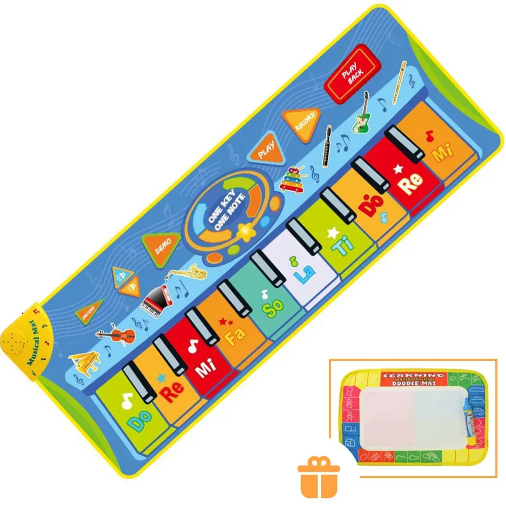 Musical Mat Baby Play Piano Mat Keyboard Toy Music Instrument Montessori Toys Crawling Rug Educational Toys for Kid Gifts