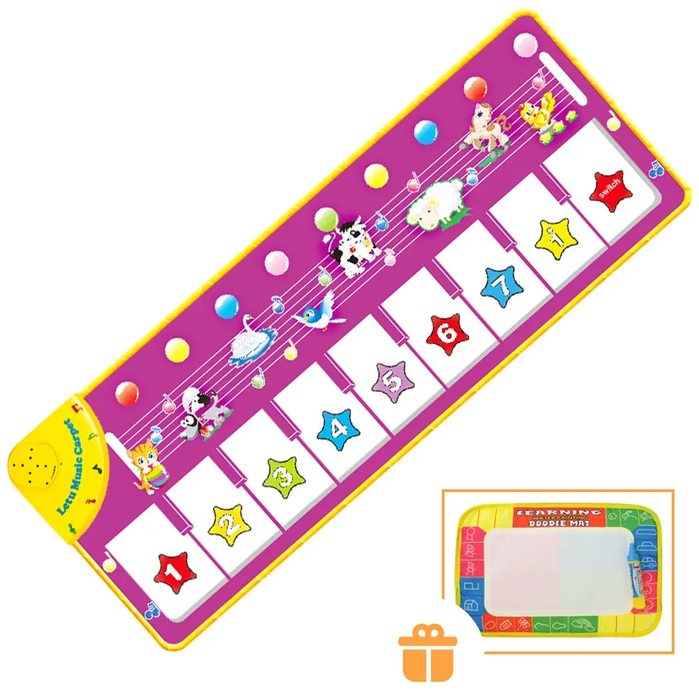 Musical Mat Baby Play Piano Mat Keyboard Toy Music Instrument Montessori Toys Crawling Rug Educational Toys for Kid Gifts