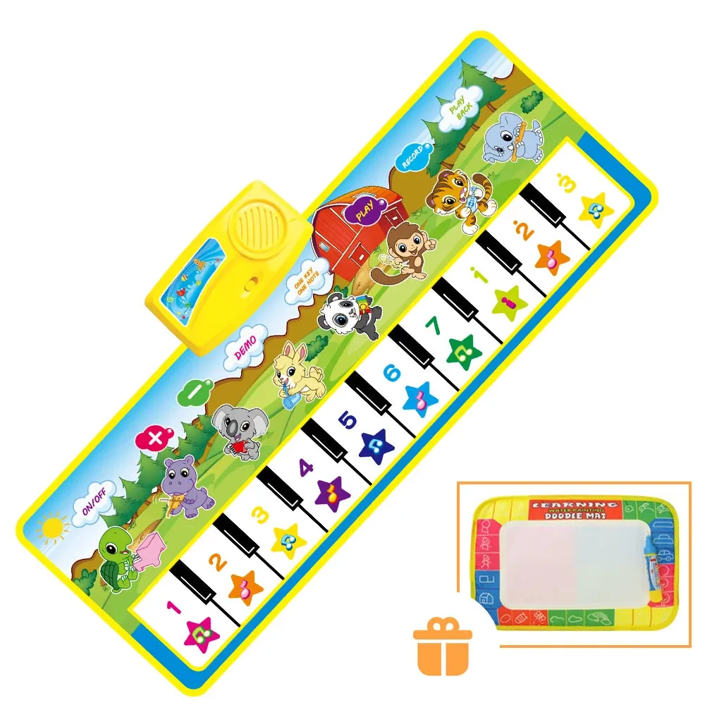 Musical Mat Baby Play Piano Mat Keyboard Toy Music Instrument Montessori Toys Crawling Rug Educational Toys for Kid Gifts