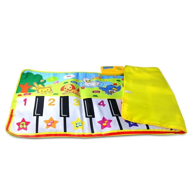 Musical Mat With Animal Voice Baby Piano Playing Carpet Music Game Instrument Toys Early Educational Toys For Kids