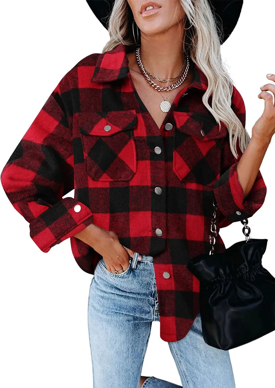 Neck Button Down Oversized Blouses Tops with Pockets Magritta Womens Shirts indicate mercury incapable sedimentation senate Collared Long Sleeve V 